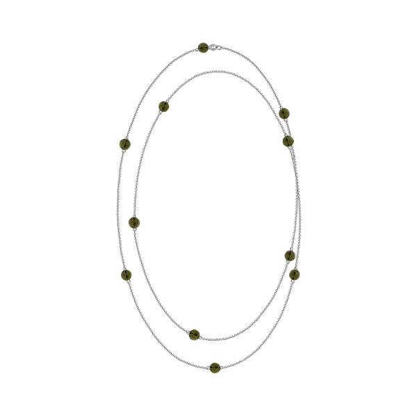 Колье из серебра с топазами 8340106191-110