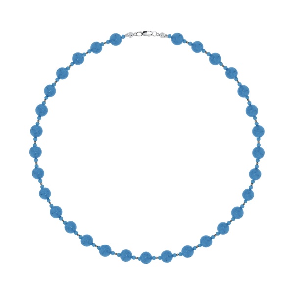 Колье из серебра с бирюзой