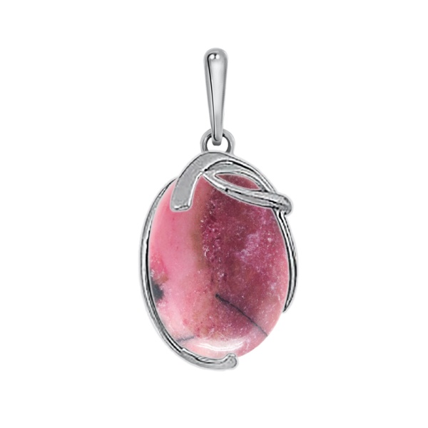 Купить подвеска из серебра с родонитом