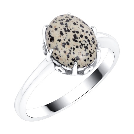 Купить кольцо из серебра с яшмаом в интернет-магазине KRASNOE Купить кольцо из серебра с яшмаом в интернет-магазине KRASNOE