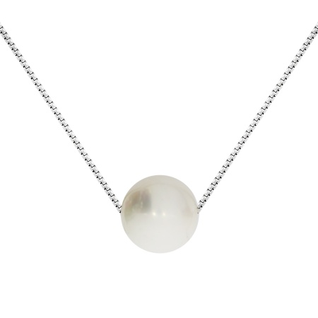 Колье из серебра с жемчугом 8340053080-40