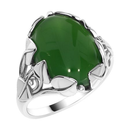 Купить кольцо из серебра с кошачьим глазом в интернет-магазине KRASNOE