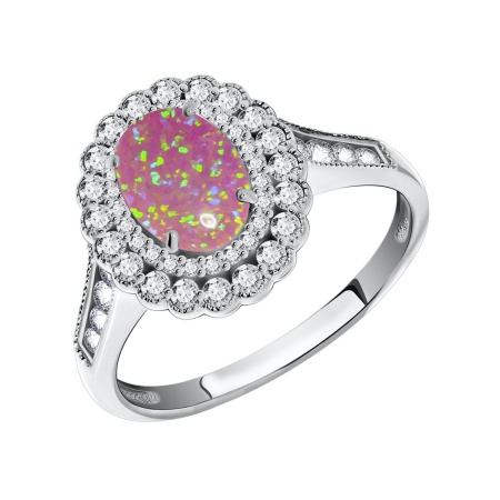 Купить кольцо из серебра с опалом в интернет-магазине KRASNOE