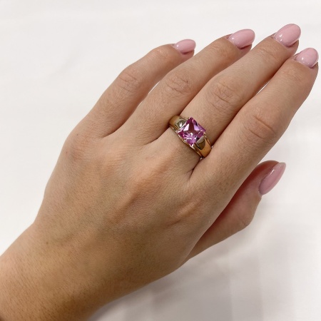 Купить кольцо из серебра с топазом в интернет-магазине KRASNOE