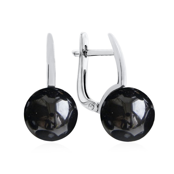 Серьги из серебра с агатами 2340391557-1-20 от KRASNOE, металл Серебро, вставка Агат