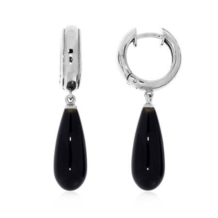 Серьги из серебра с агатами 2340391348-20 от KRASNOE, металл Серебро, вставка Агат