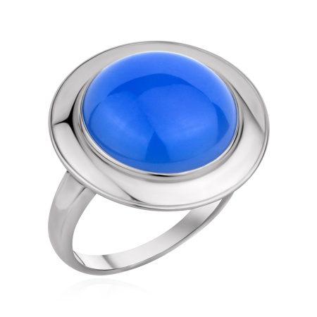 Купить кольцо из серебра с агатом в интернет-магазине KRASNOE