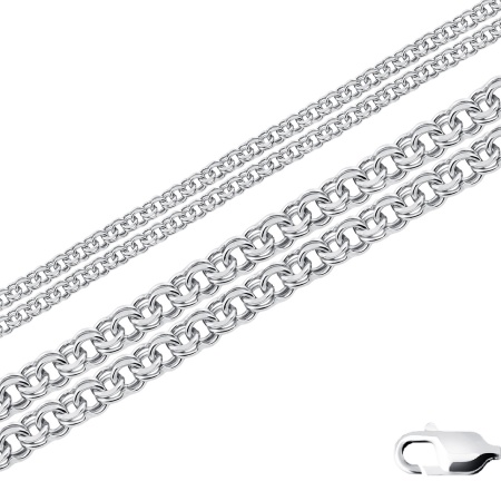 Цепь из серебра без вставок