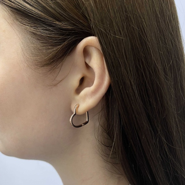 Серьги из серебра без вставок 2320401893 от KRASNOE, металл Серебро, вставка Без вставок Серьги из серебра без вставок 2320401893 от KRASNOE, металл Серебро, вставка Без вставок