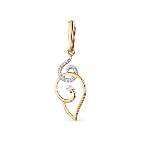 Купить подвеска из золота с фианитом