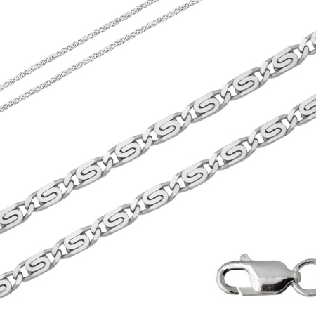 Купить цепь из серебра без вставок