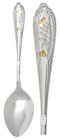 Ложка столовая из серебра без вставок