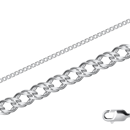 Цепь из серебра без вставок