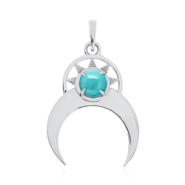 Купить подвеска из серебра с бирюзой