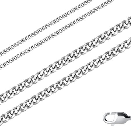 Цепь из серебра без вставок