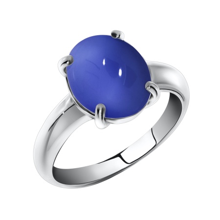 Купить кольцо из серебра с халцедоном в интернет-магазине KRASNOE