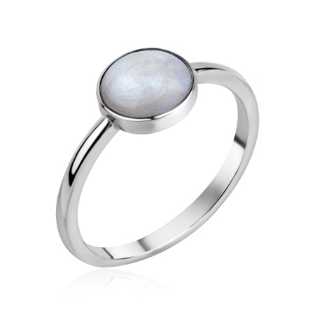 Купить кольцо из серебра с эмалью в интернет-магазине KRASNOE