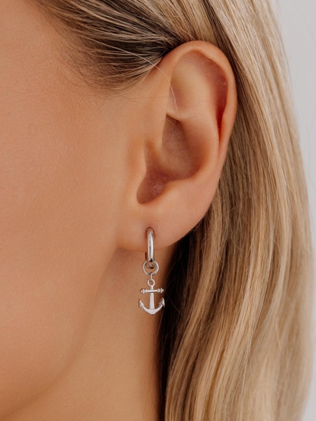 Серьги из серебра
