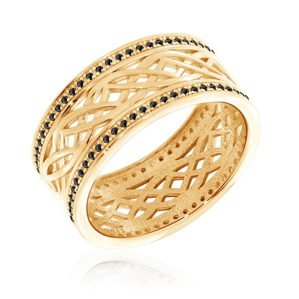 Купить кольцо из серебра с ситаллами в интернет-магазине KRASNOE