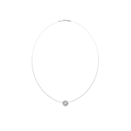 Колье из серебра с фианитами 8340203032-40