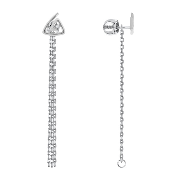 Серьги из серебра в ювелирном интернет-магазине