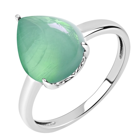 Купить кольцо из серебра с празиолитом в интернет-магазине KRASNOE