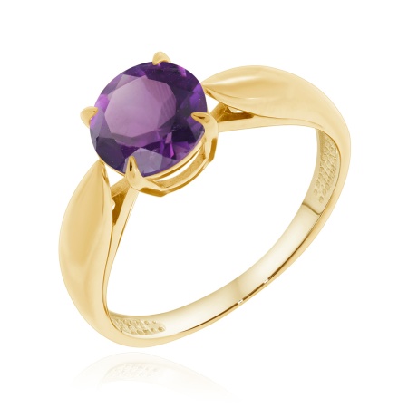 Купить кольцо из серебра с аметист в интернет-магазине KRASNOE