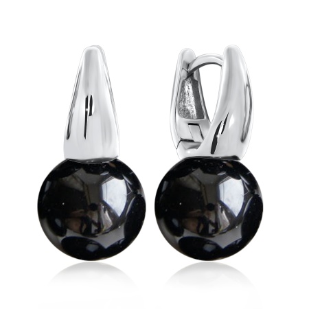 Серьги из серебра с агатами 2340390799-20 от KRASNOE, металл Серебро, вставка Агат Серьги из серебра с агатами 2340390799-20 от KRASNOE, металл Серебро, вставка Агат