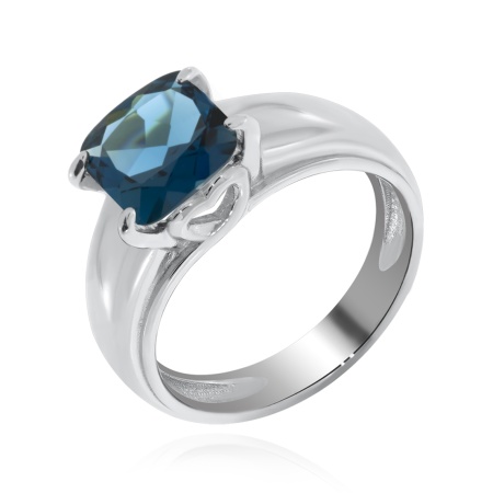 Купить кольцо из серебра с топазом в интернет-магазине KRASNOE