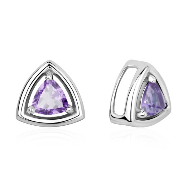 Купить подвеска из серебра с аметистом