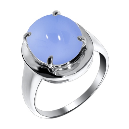 Купить кольцо из серебра с халцедоном в интернет-магазине KRASNOE