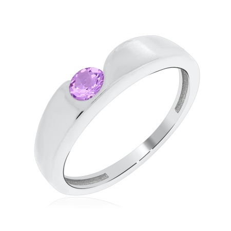 Купить кольцо из серебра с аметист в интернет-магазине KRASNOE
