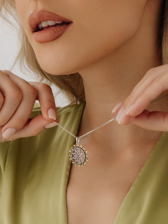 Купить подвеска из серебра без вставок