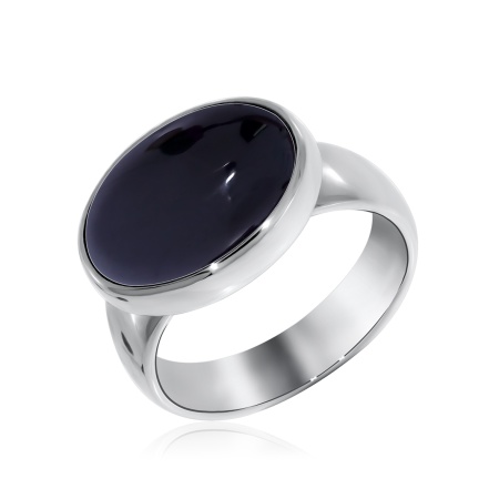 Купить кольцо из серебра с агатом в интернет-магазине KRASNOE