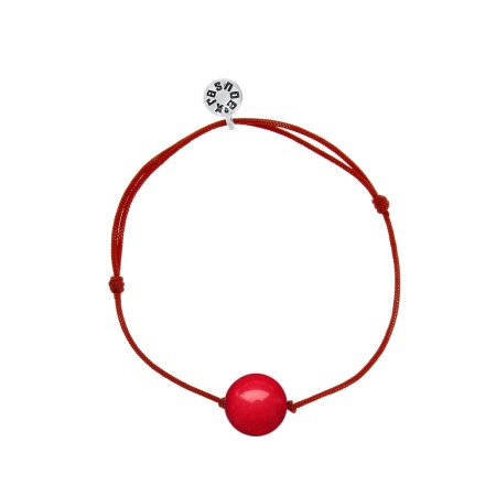 Купить браслет из серебра с кораллом