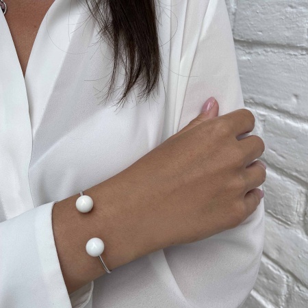 Купить браслет из серебра с агатом