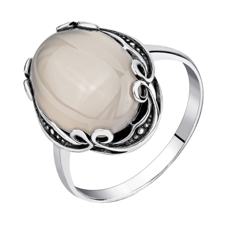 Купить кольцо из серебра с агатом в интернет-магазине KRASNOE