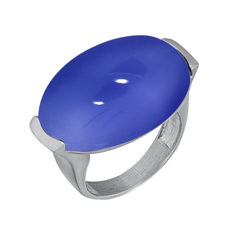 Купить кольцо из серебра с халцедоном в интернет-магазине KRASNOE