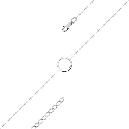 Купить браслет из серебра без вставок