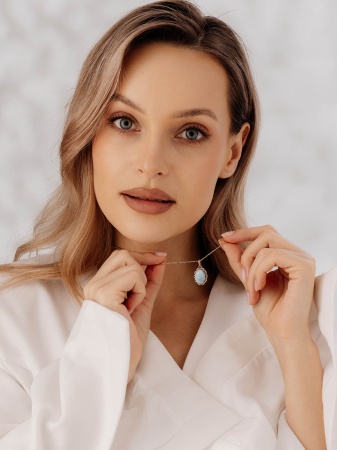 Купить подвески  из серебра с ларимаром