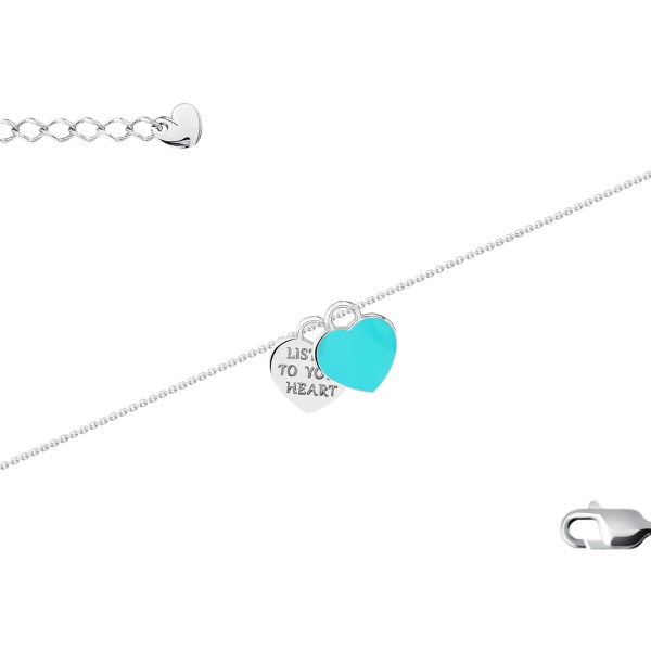 Купить браслет  из серебра без вставок