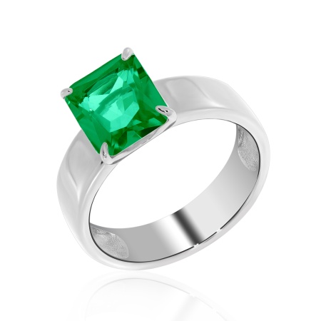 Купить кольцо из серебра с ситаллом в интернет-магазине KRASNOE