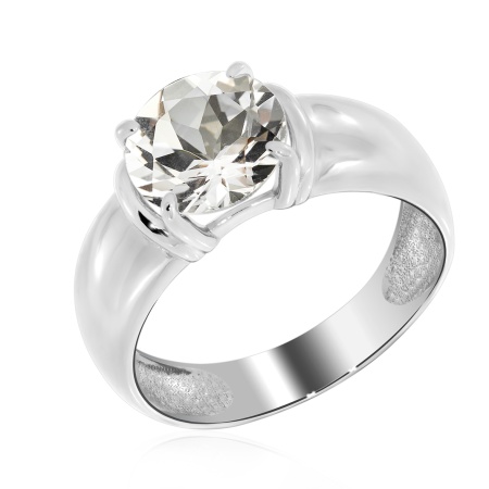 Купить кольцо из серебра с хрусталём в интернет-магазине KRASNOE