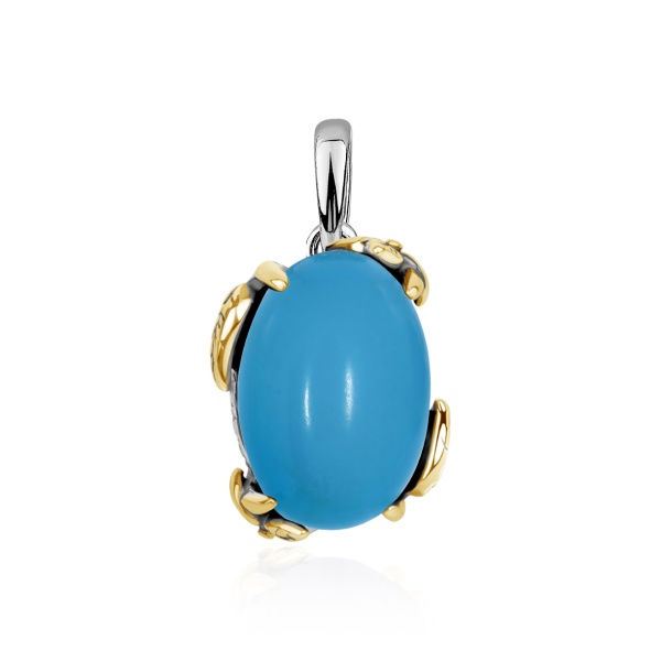 Купить подвеска из серебра с бирюзой