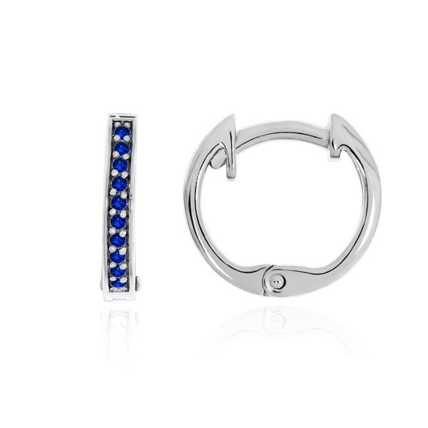 Серьги из серебра с ситаллами со скидкой