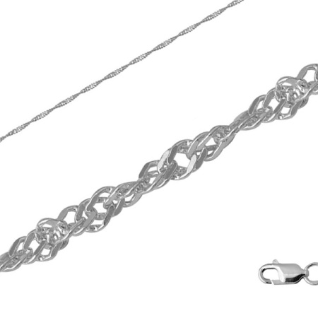 Купить браслет из серебра без вставок