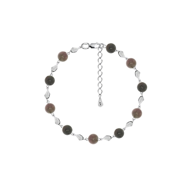 Купить браслет из серебра с турмалинами