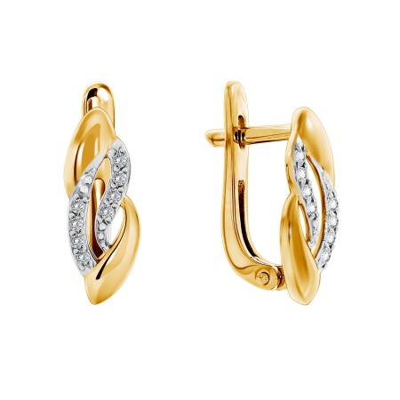 Серьги из золота с бриллиантами