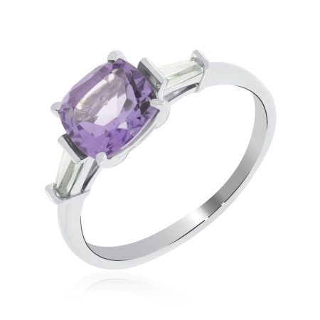 Купить кольцо из серебра с аметист в интернет-магазине KRASNOE