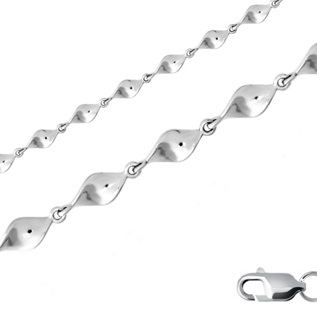 Купить браслет из серебра без вставок